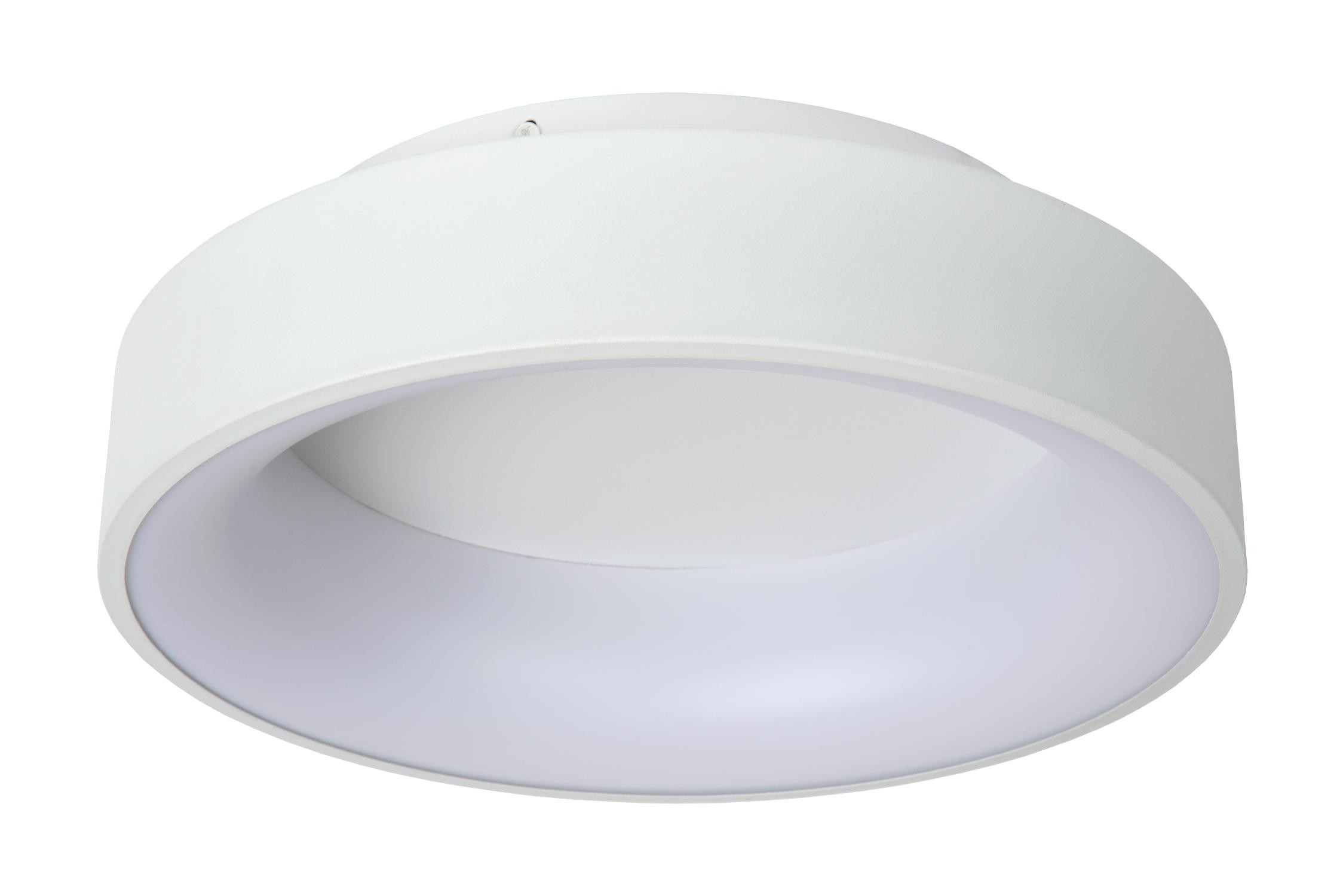 Lucide MIRAGE - Plafonnière - Ø 38 cm - LED Dimb. - 1x22W 2700K - Wit - Afbeelding 2