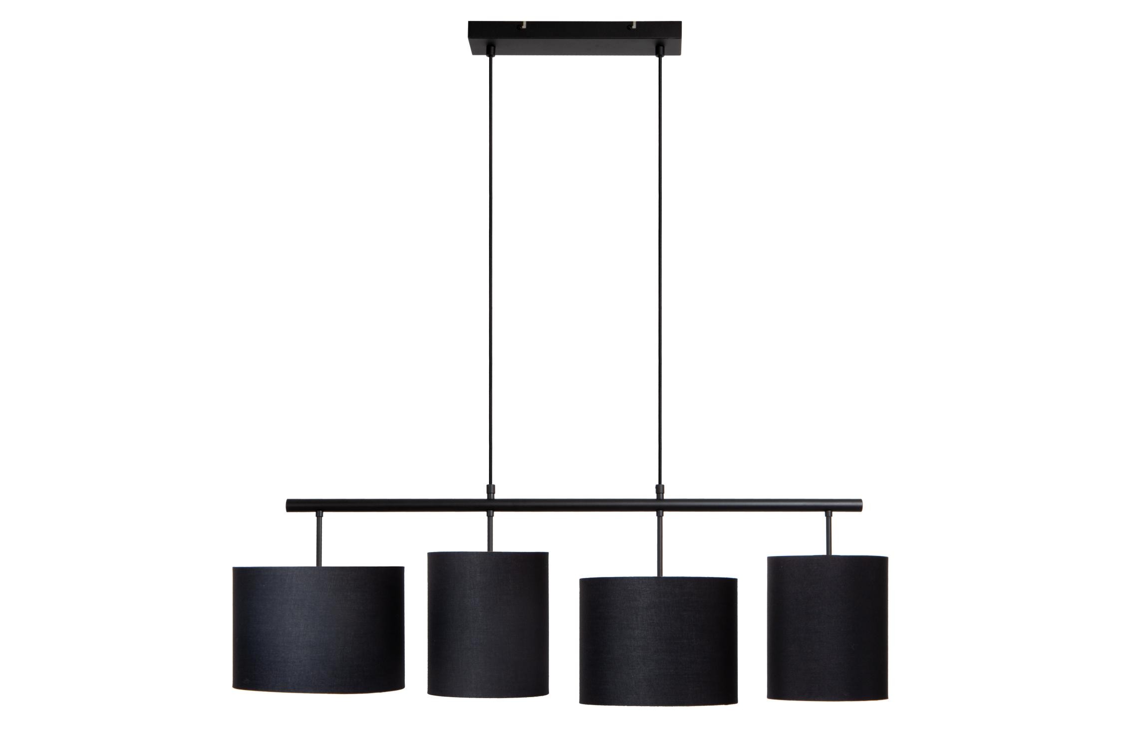 Lucide MAYA - Hanglamp - 4xE27 - Zwart - Afbeelding 2