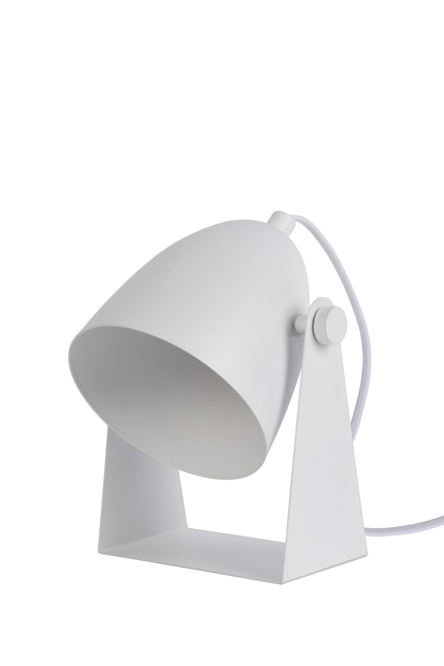 Lucide CHAGO - Tafellamp - 1xE14 - Wit - Afbeelding 2