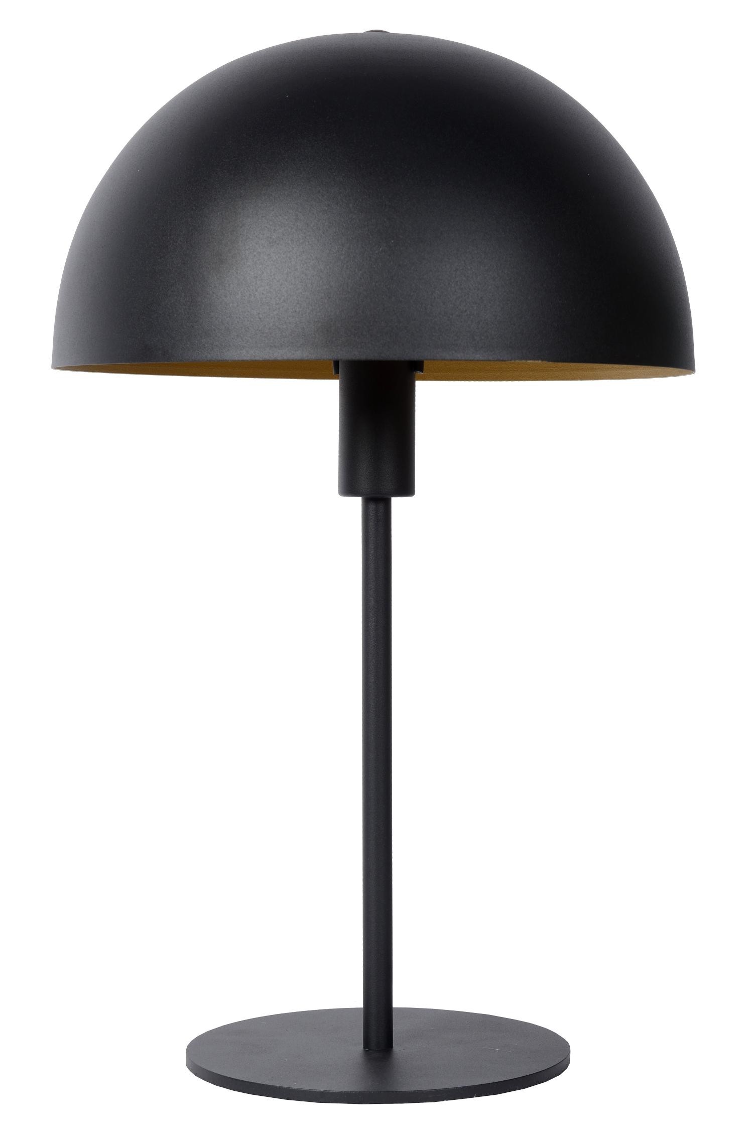 Lucide SIEMON - Tafellamp - Ø 25 cm - 1xE14 - Zwart - Afbeelding 2