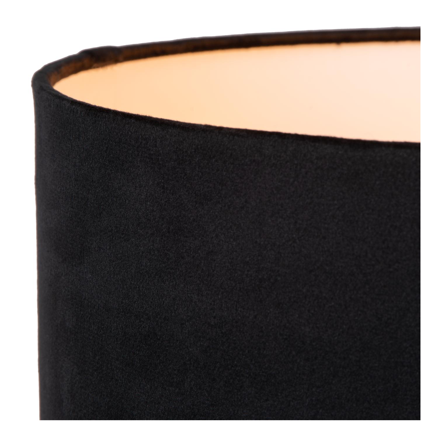 Lucide TONDO - Vloerlamp - Ø 38 cm - 1xE27 - Zwart - Afbeelding 3