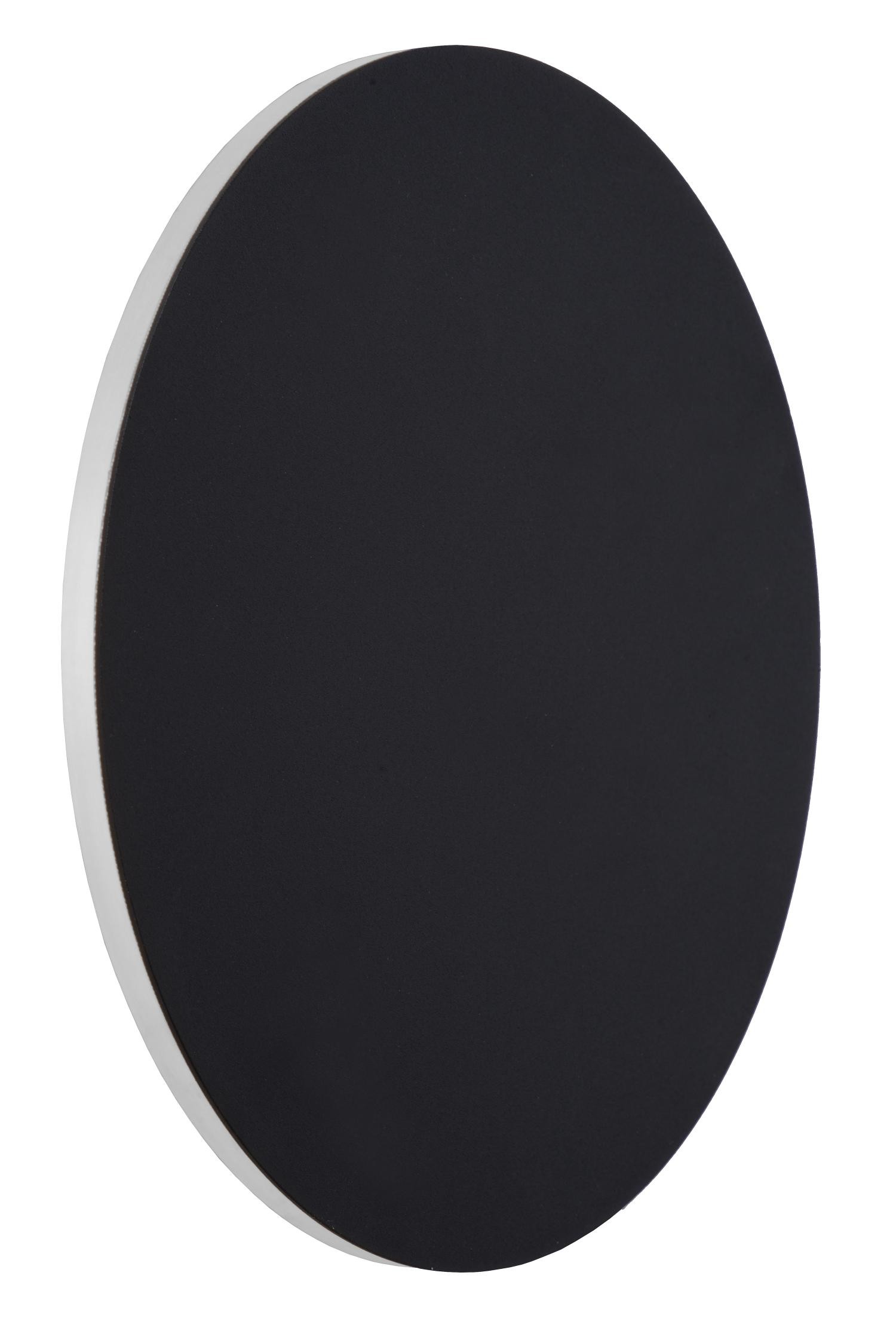 Lucide EKLYPS LED - Wandlamp - Ø 25 cm - LED - 1x9W 3000K - Zwart - Afbeelding 2