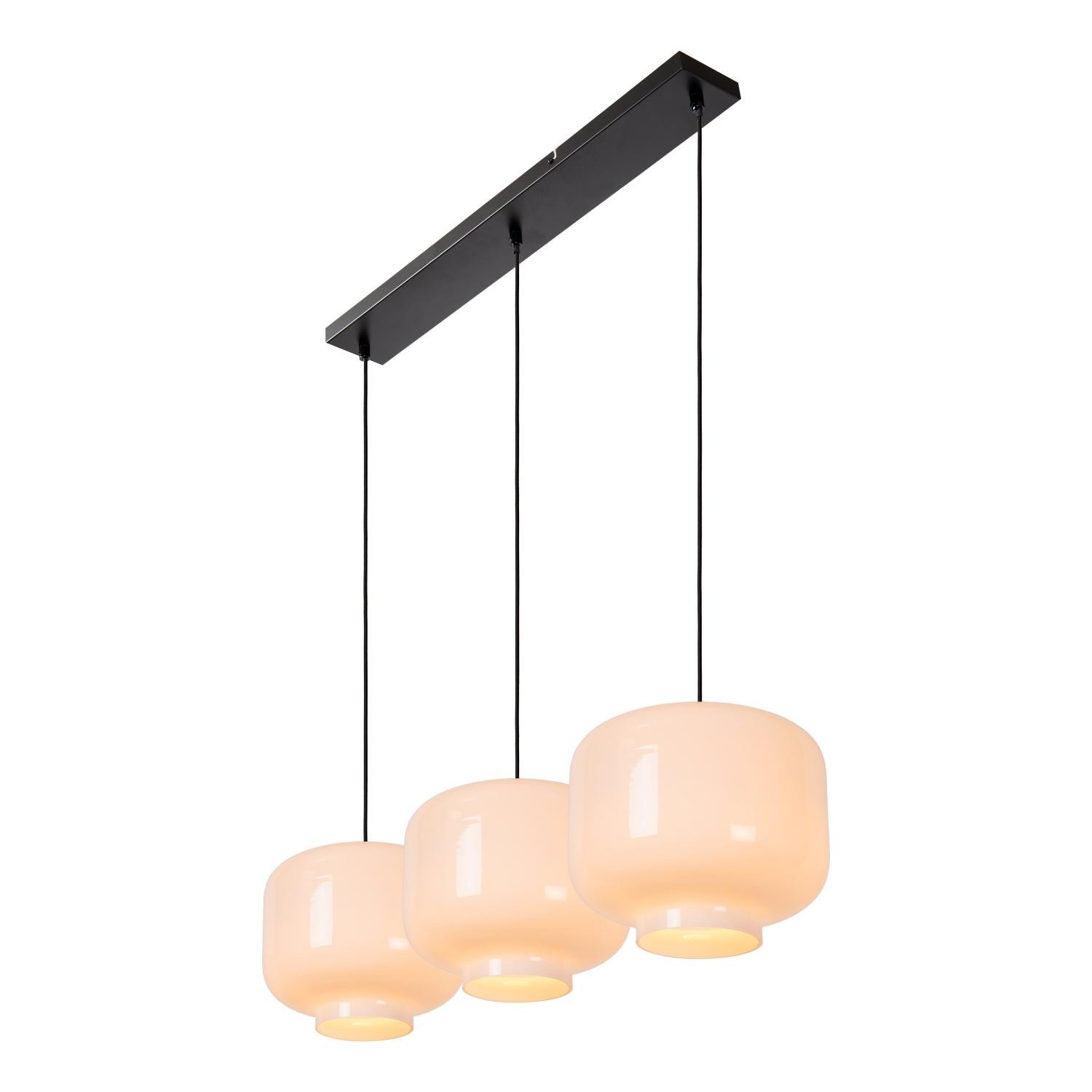 Lucide MEDINE - Hanglamp - 3xE27 - Opaal - Afbeelding 8