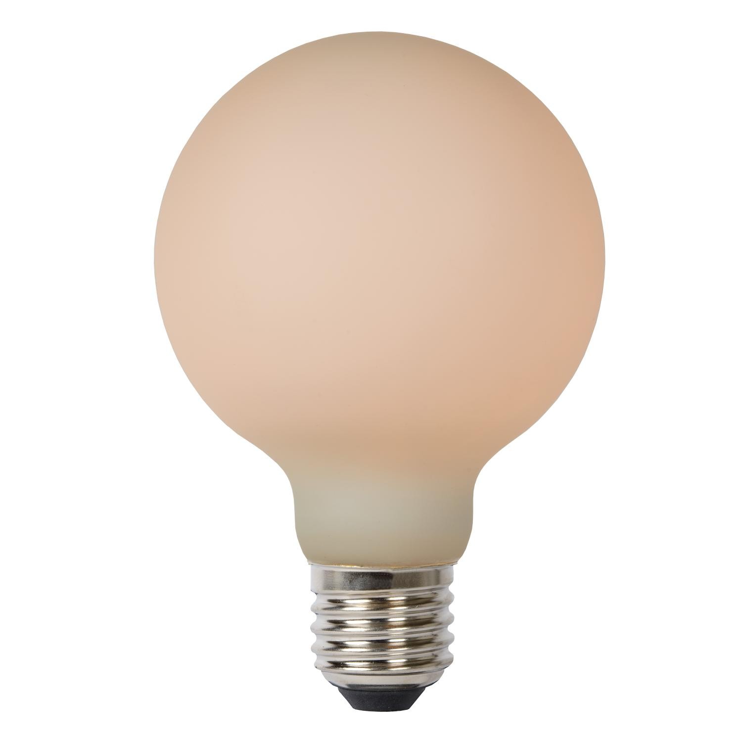 Lucide G80 - Filament lamp - Ø 8 cm - LED Dimb. - E27 - 1x8W 2700K - Opaal - Afbeelding 6