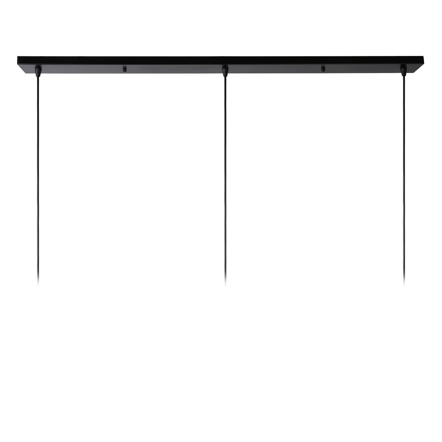 Lucide DIKRA - Hanglamp - Ø 40 cm - 3xE27 - Zwart - Afbeelding 5