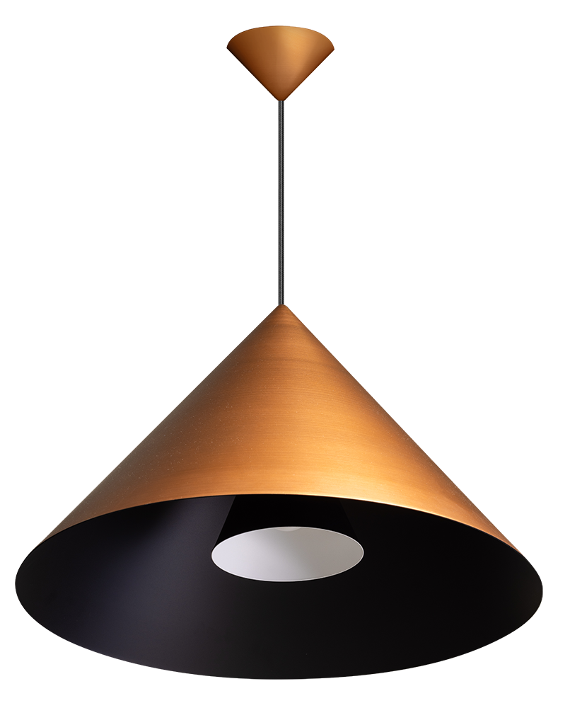 ETH Dillon hanglamp 1 x E27 D55xH35cm light copper