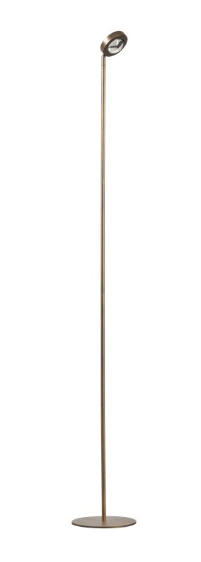 ETH Jake ROUND Vloerlamp Led met lens 3 step dimming 2700k 9w Anodic Brown 653L