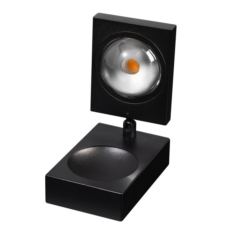 ETH Jake Cube tafellamp Led met lens 3 step dimming 2700k 10w zwart 721L