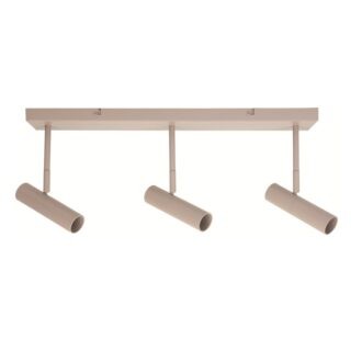 Opbouwspot Undici 3-Lichts Balk – Crème