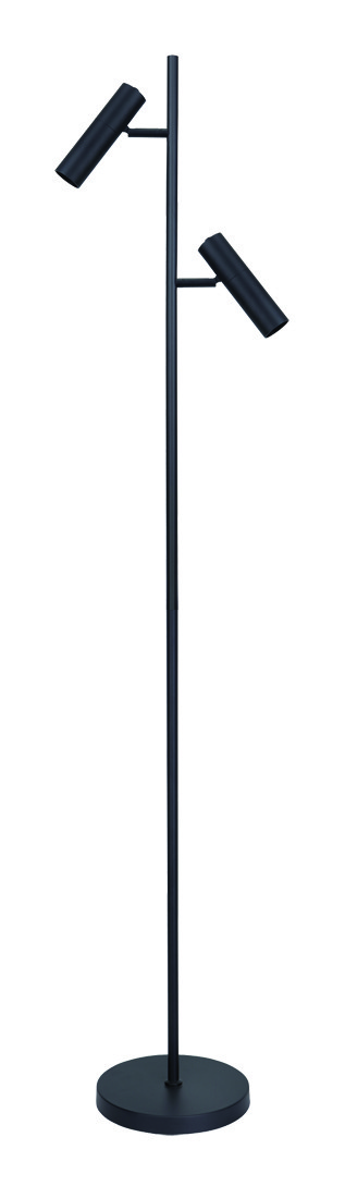 Vloerlamp Undici 2-Lichts – Zwart