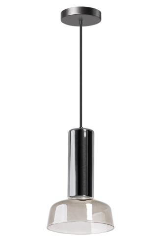 ETH Beal Hanglamp 1x GU10 Smoke - Zwart