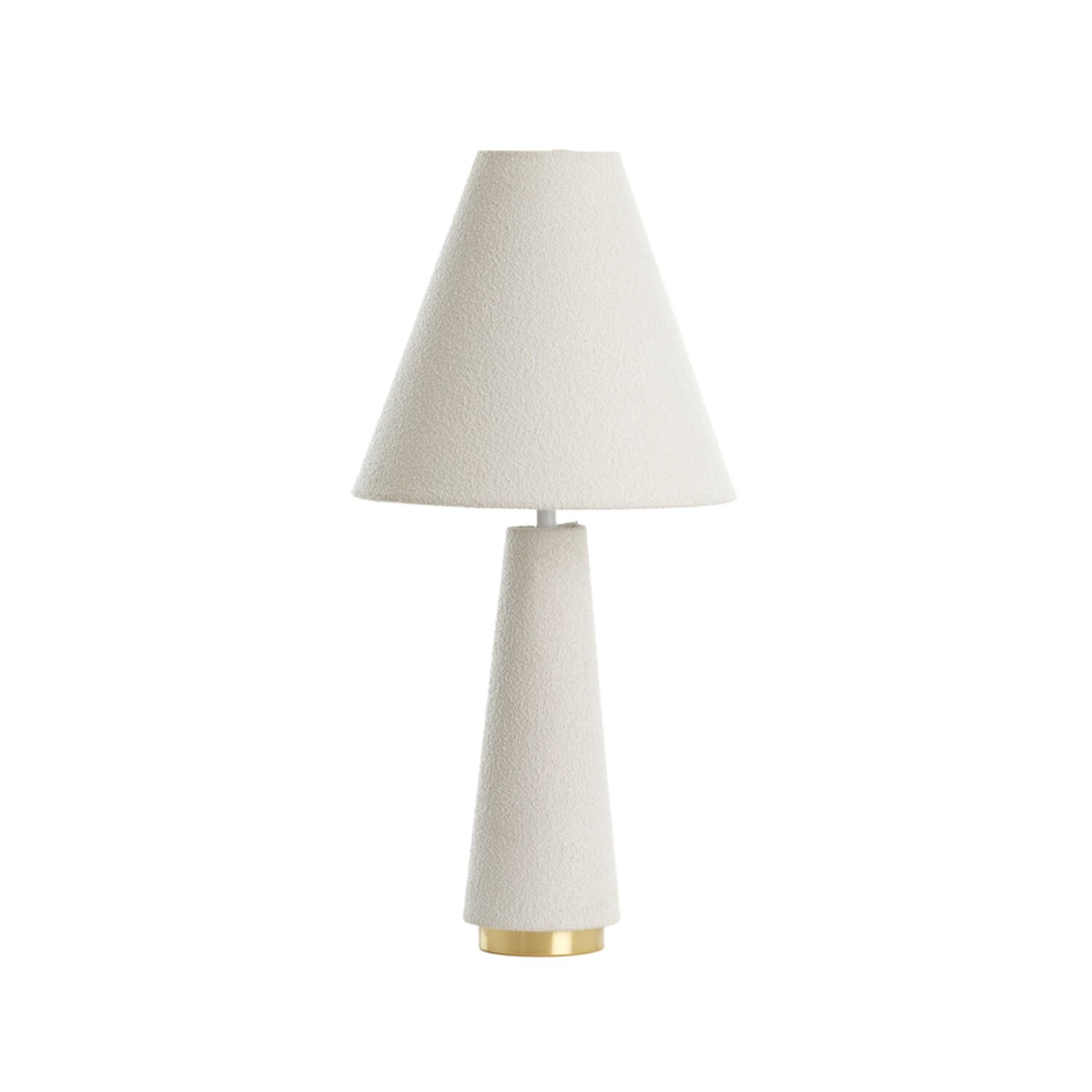 Tafellamp Ø30x61 cm DEVIA bouclé crème - Afbeelding 2