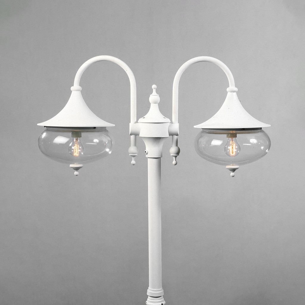 Libra 230V staand armatuur 2-lichts 44.5cm excl paal, E27 max 2x 100W