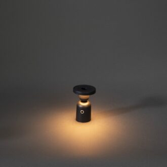 Nantes draadloze USB oplaadbare kandelaar 8.5x12.5cm, incl dockingstation, USB laadkabel, keuze uit 2200K/2700K, dimbaar