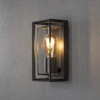 Brindisi wandlamp met microwave bew melder 230V 13x26cm E27 transparant glas, max 1x 20W