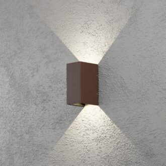 Cremona PowerLED 230V wandarmatuur flush 17cm, 2x 3W