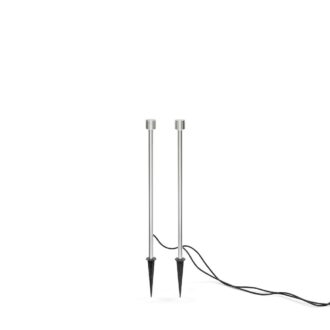 Monza PowerLED 12V Set van 2 spotlights op tuinspies 77.5cm, 2x 3W
