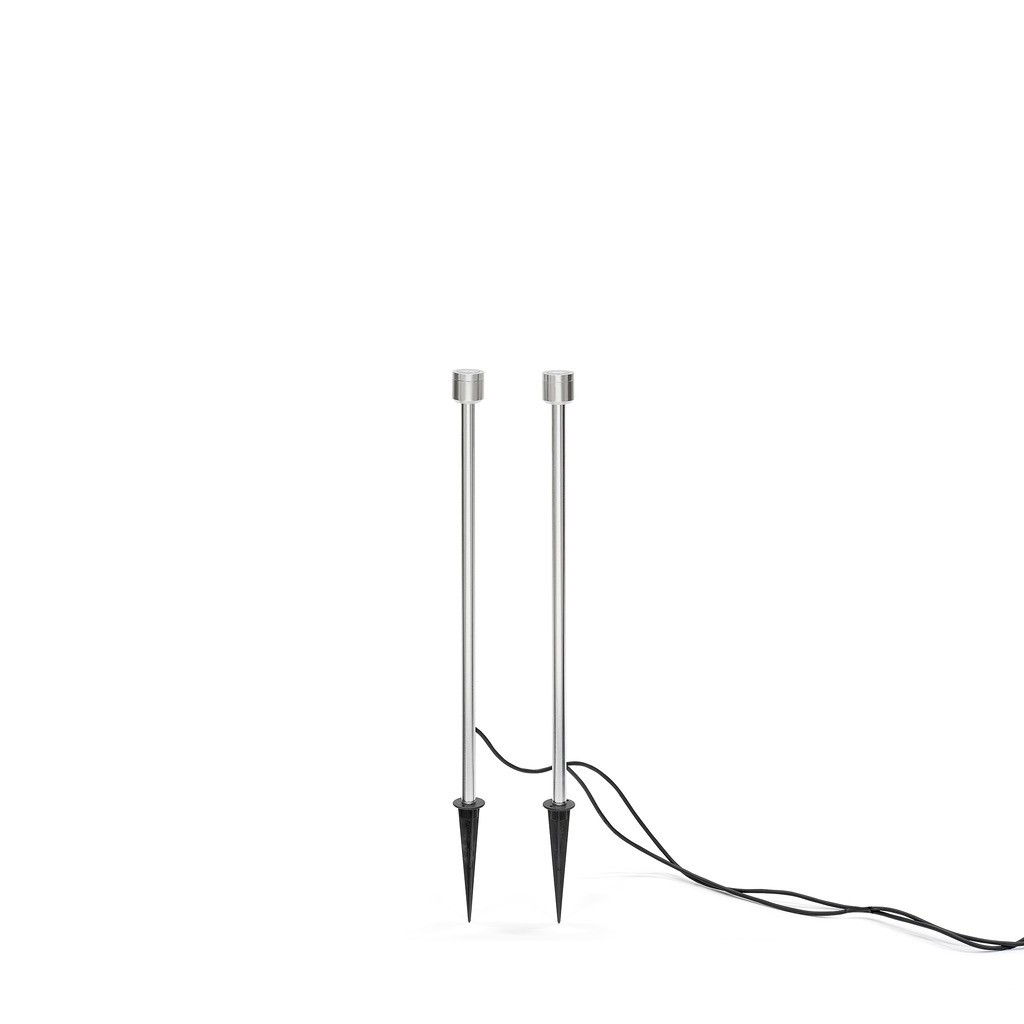 Monza PowerLED 12V Set van 2 spotlights op tuinspies 77.5cm, 2x 3W