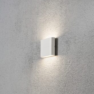 Chieri PowerLED 230V wandarmatuur flush twinlight 11x9cm, 2x 3W