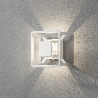 Pescara PowerLED wandarmatuur flush square 19.5cm, 1x 3W