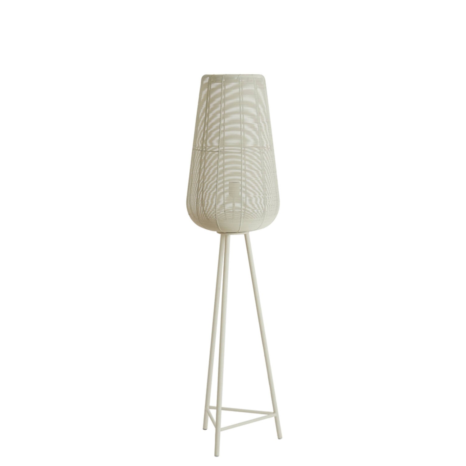 Vloerlamp driepoot Ø37x147 cm ADETA mat crème - Afbeelding 7