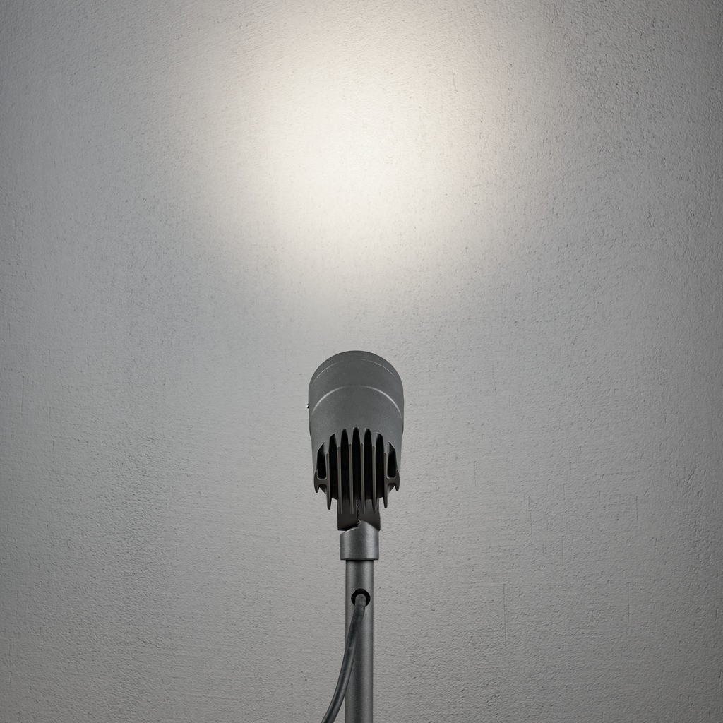 Andria PowerLED 230V richtspot 27cm hoog, 8W warmwit, 18°-60° traploos instelbare stralingshoek, 150° richtbaar - Afbeelding 3