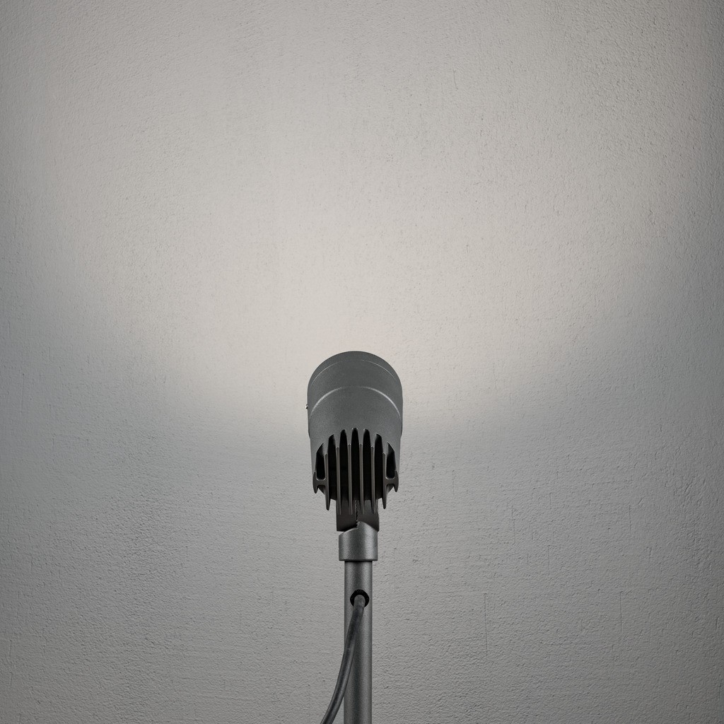 Andria PowerLED 230V richtspot 27cm hoog, 8W warmwit, 18°-60° traploos instelbare stralingshoek, 150° richtbaar - Afbeelding 4