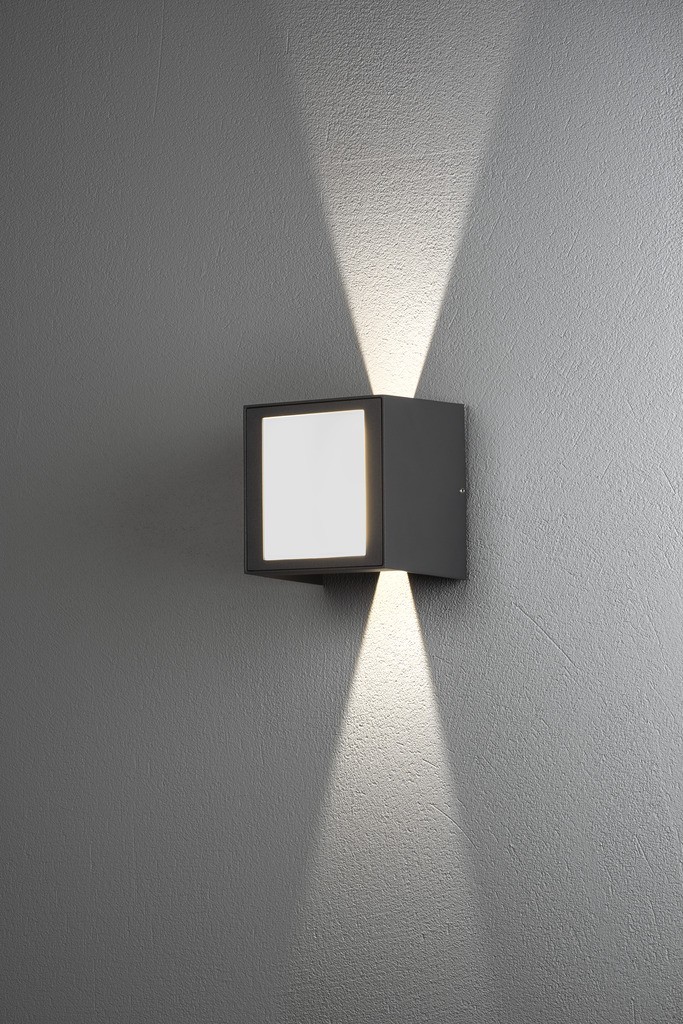 Cremona PowerLED 230V wandarmatuur flush 14.5cm opal twin, 3x 3W warmwit, 0-90° traploos instelbare stralingshoeken - Afbeelding 4
