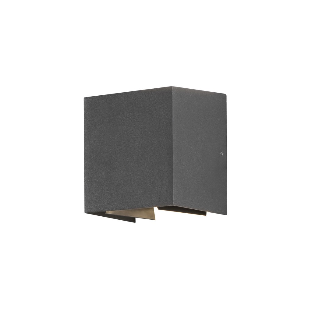 Cremona PowerLED 230V wandarmatuur flush 13.5cm, 2x 3W - Afbeelding 4
