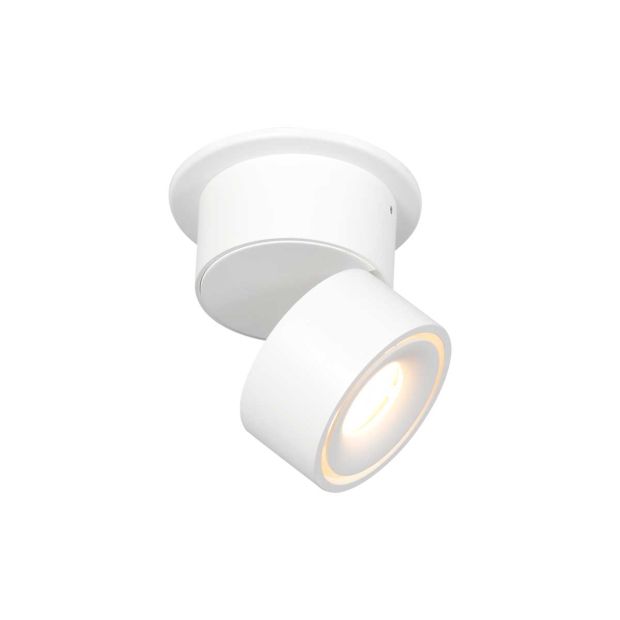 Witte 1 lichts spot Fez 2673W dimbaar draaibaar en kantelbaar - Afbeelding 7