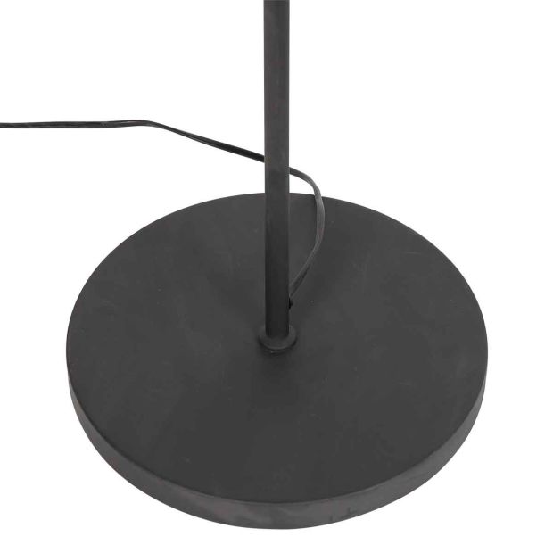 Zwarte 2 lichts vloerlamp Prato 4121ZW met E14 fittingen - Afbeelding 8