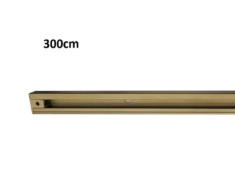 300cm 1-fase railverlichting brons
