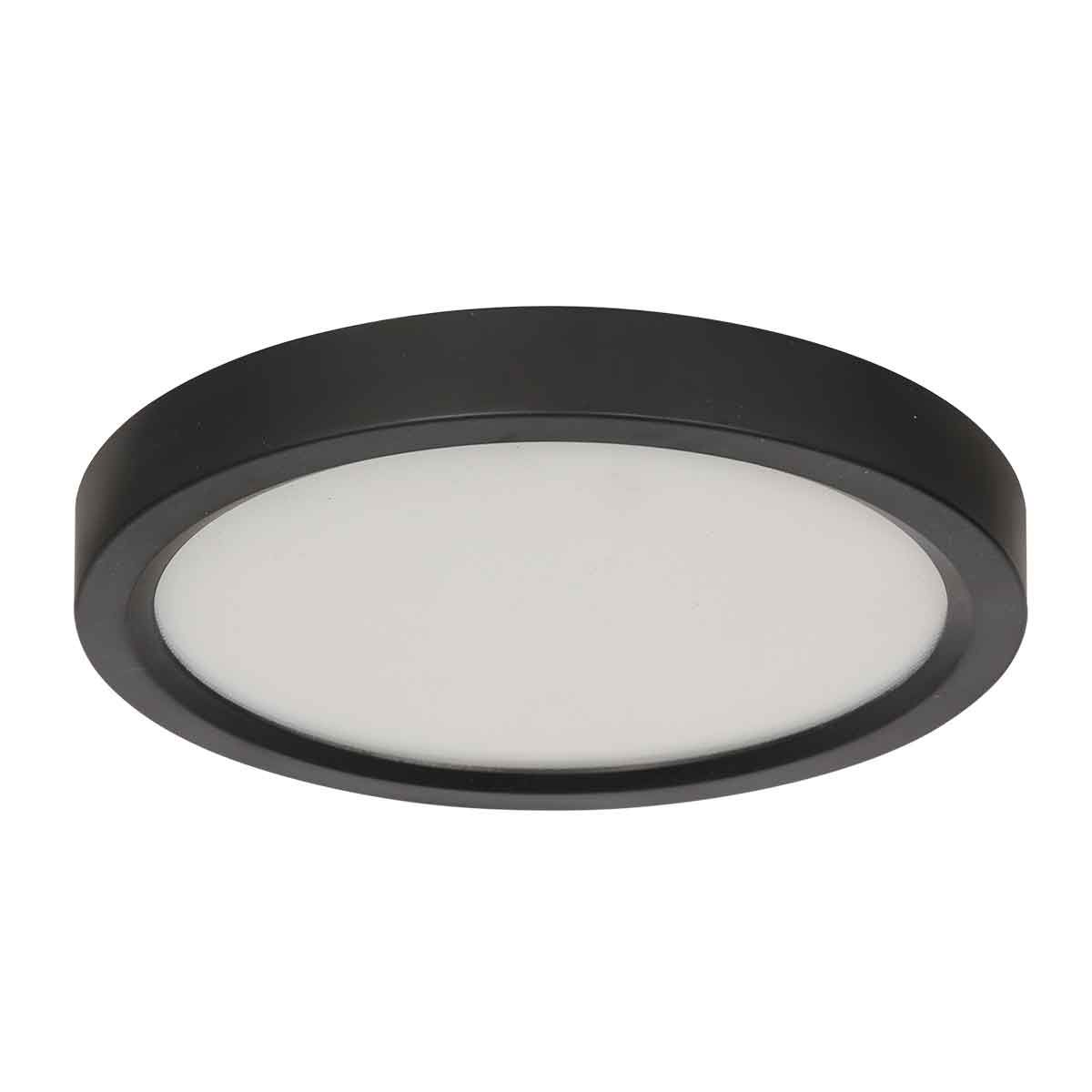 Zwarte Plafondlamp 4132ZW met 3 standen dimfunctie en lichtkleur instelbaarheid Ø29 cm - Afbeelding 2