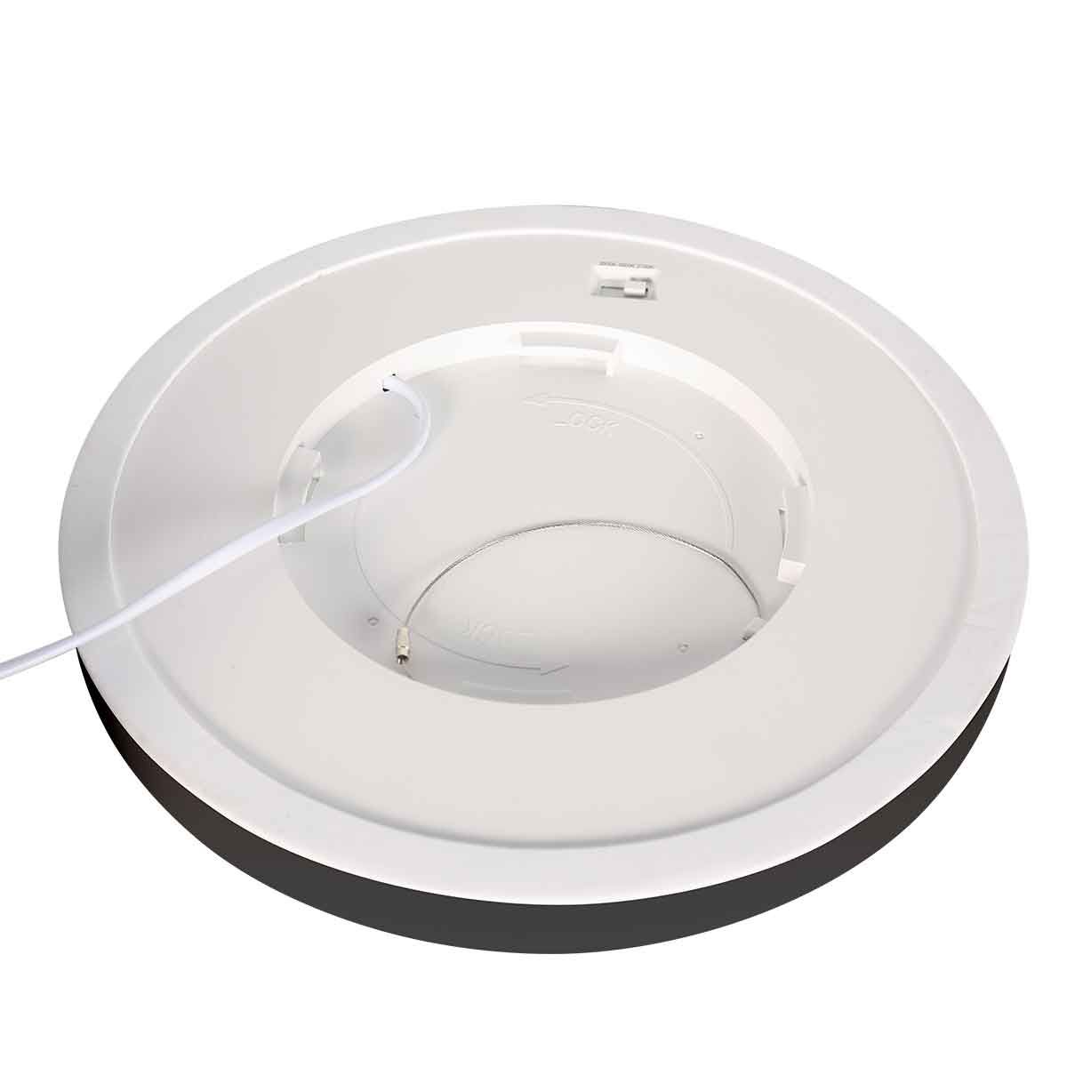 Zwarte Plafondlamp 4132ZW met 3 standen dimfunctie en lichtkleur instelbaarheid Ø29 cm - Afbeelding 10