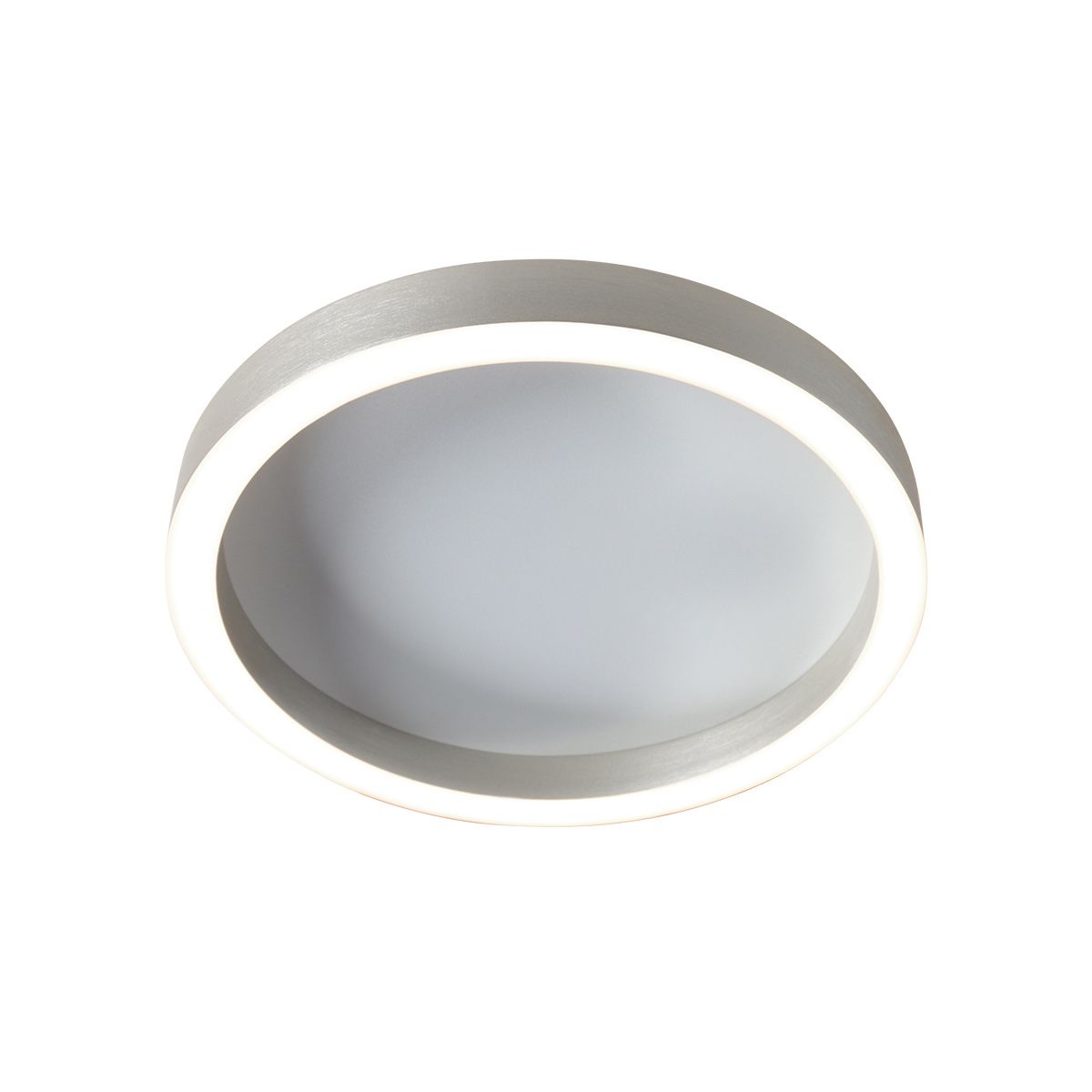 Plafondlamp Ringlux 4134ST Staal – Dimbare LED plafonnière Ø30 cm met uplight - Afbeelding 3