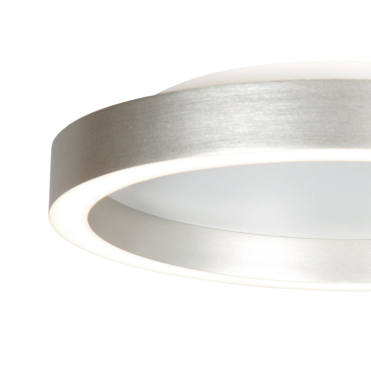 Plafondlamp Ringlux 4134ST Staal – Dimbare LED plafonnière Ø30 cm met uplight - Afbeelding 6