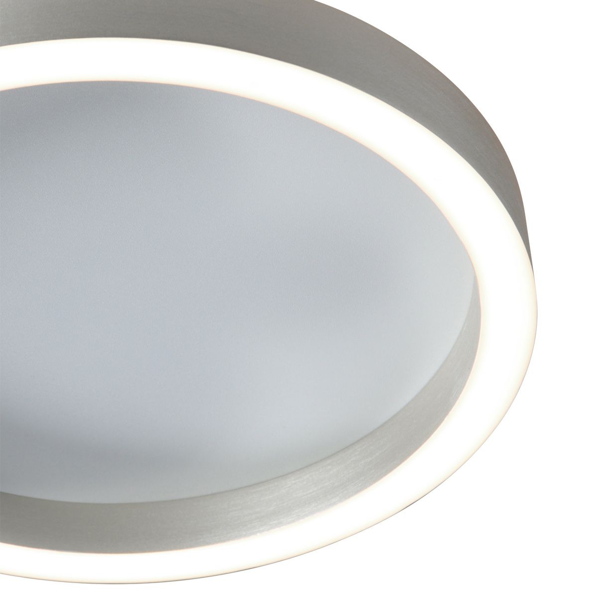 Plafondlamp Ringlux 4134ST Staal – Dimbare LED plafonnière Ø30 cm met uplight - Afbeelding 5