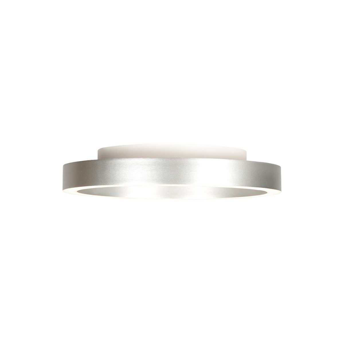 Plafondlamp Ringlux 4134ST Staal – Dimbare LED plafonnière Ø30 cm met uplight - Afbeelding 4