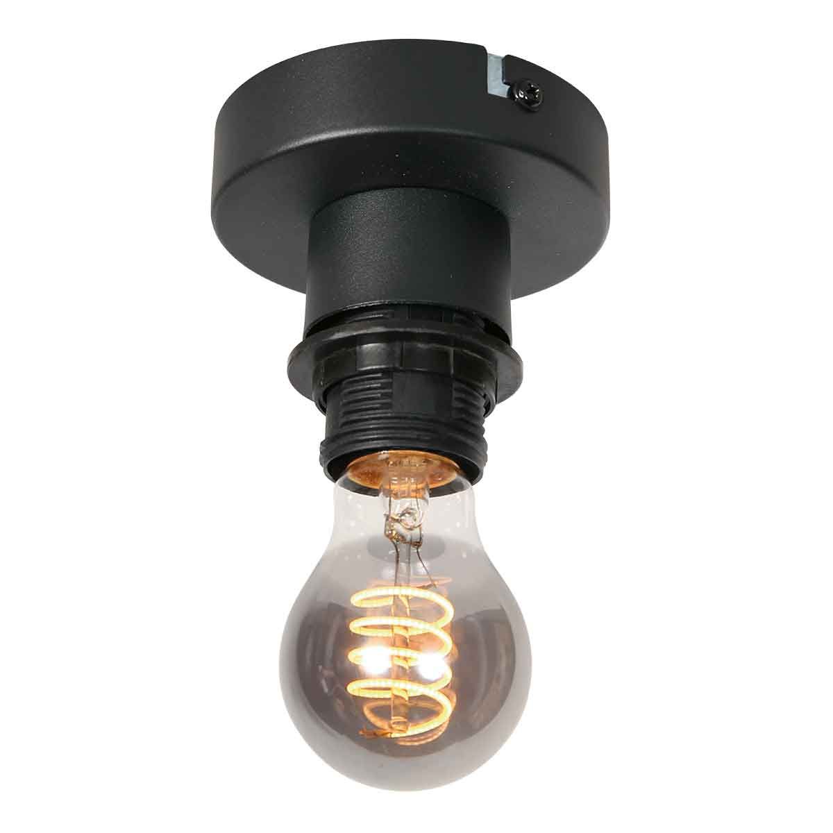 Naturelkleurige plafondlamp Bloeba 4146ZW met bamboe kap Ø40cm - Afbeelding 9