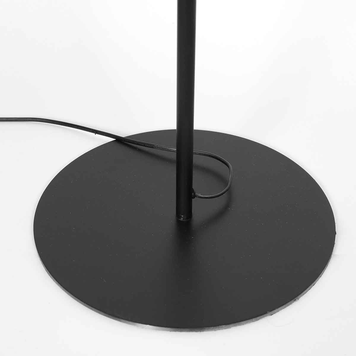 Zwarte vloerlamp Bloeba 4165ZW met groen velours kap - Afbeelding 4
