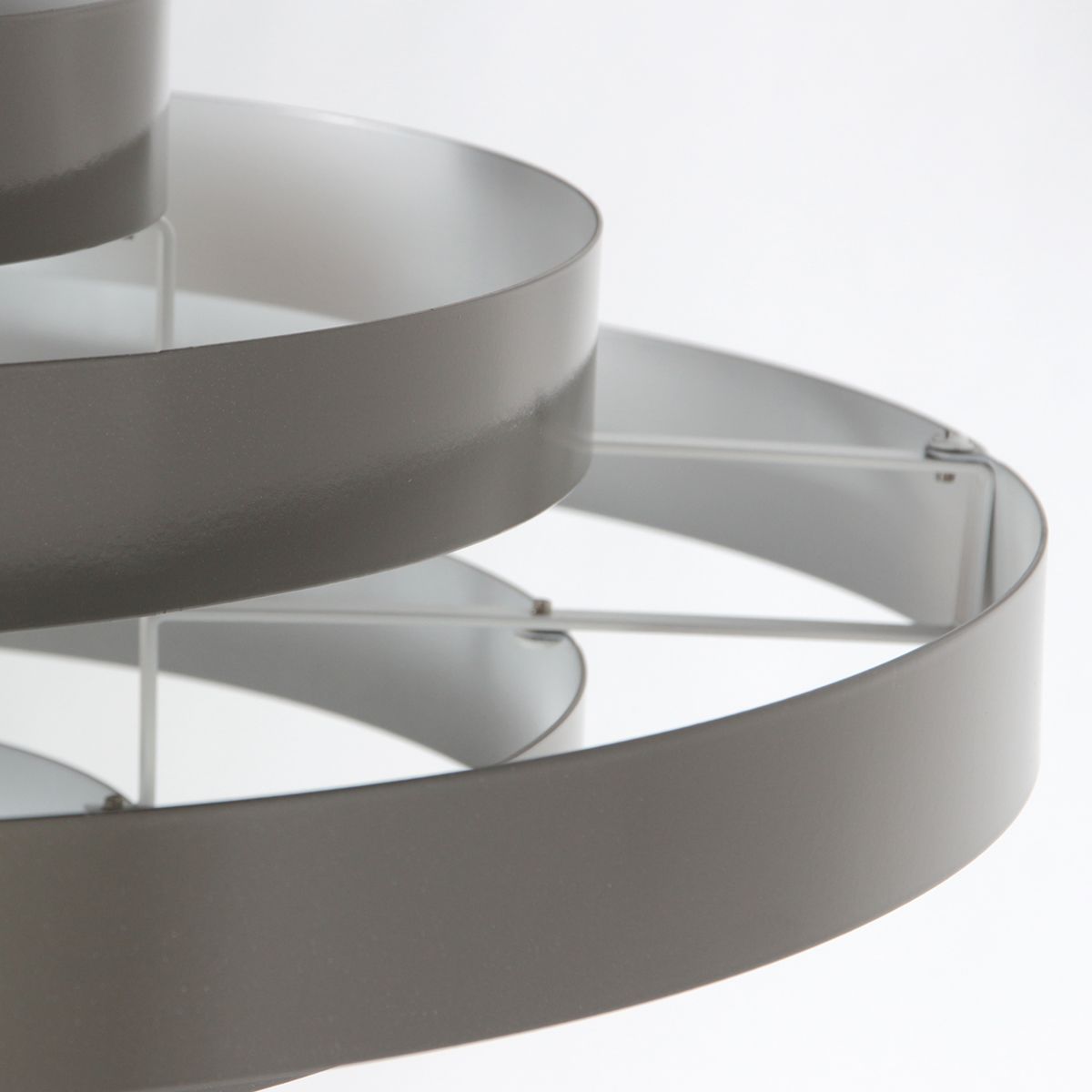 Grijze Hanglamp Halo Cirque 4217GR – Uniek Lichtspel met Elegante Metalen Ringen - Afbeelding 6