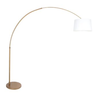 Bronskleurige Booglamp Sparkled Light 4300BR – Sfeervolle Verlichting met Stijlvolle Lampenkap