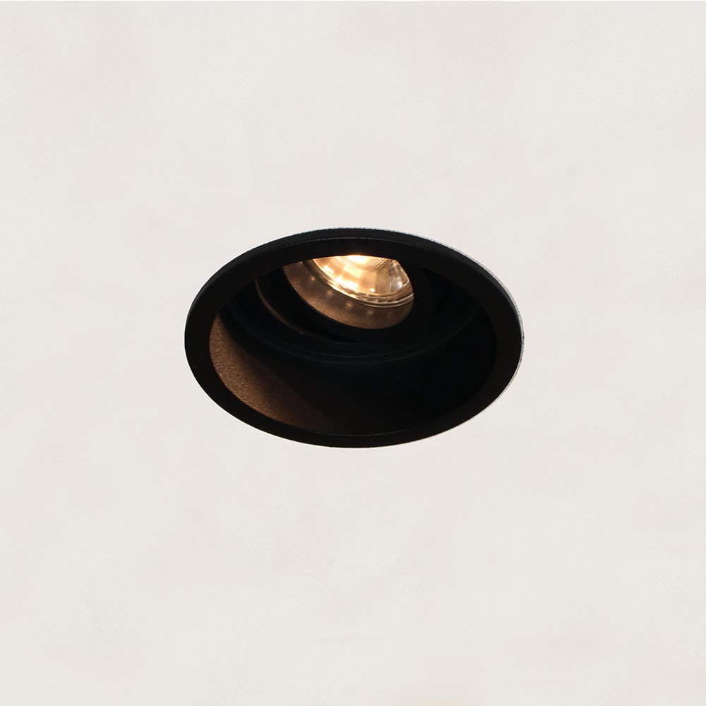 Inbouwspot REX rond - Zwart