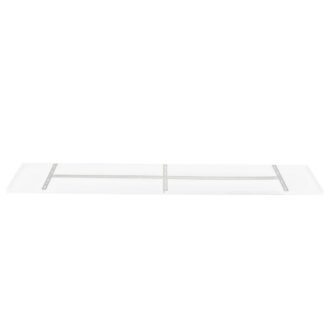 Rechthoekige Plafondplaat Mountline Wit 170 x 25 cm