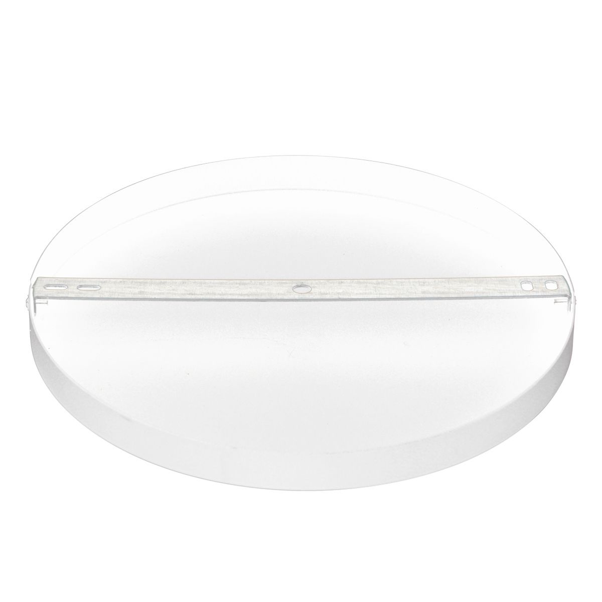 Ronde Plafondplaat Mountline RAL9003 Wit Ø30 cm met Ophangbeugel