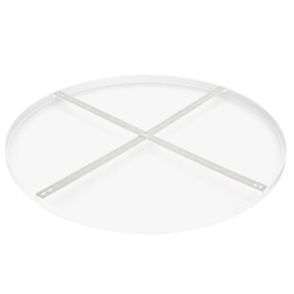 Ronde Plafondplaat Mountline Wit Ø70 cm