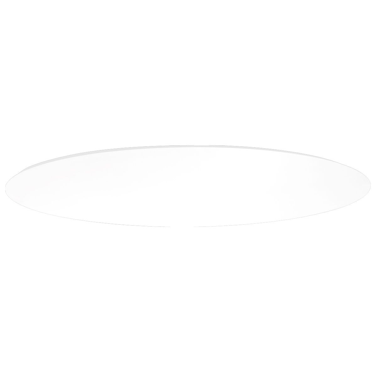 Ovale Plafondplaat Mountline Wit 120 x 40 cm - Afbeelding 3