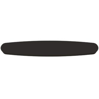 Deens Ovale Plafondplaat Mountline Zwart 140 x 42 cm