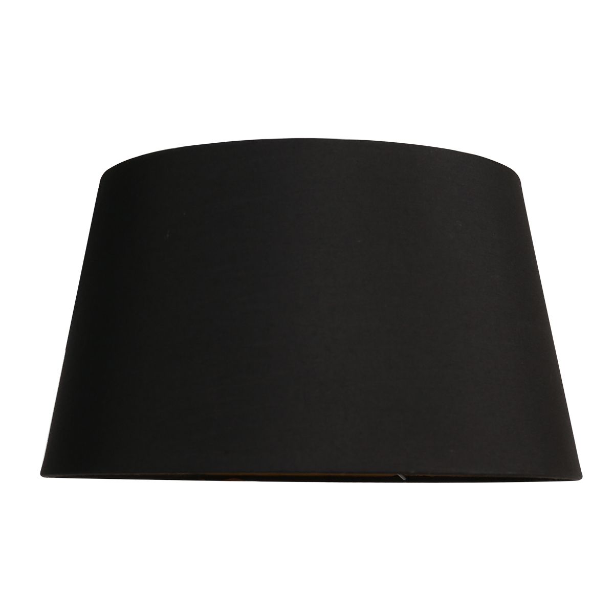 Zwart linnen lampenkap K5894SS ⌀30cm met E27 onder support. - Afbeelding 3