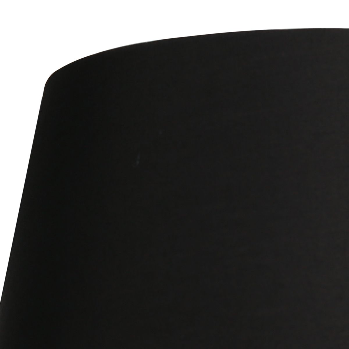 Zwart linnen lampenkap K5894SS ⌀30cm met E27 onder support. - Afbeelding 4
